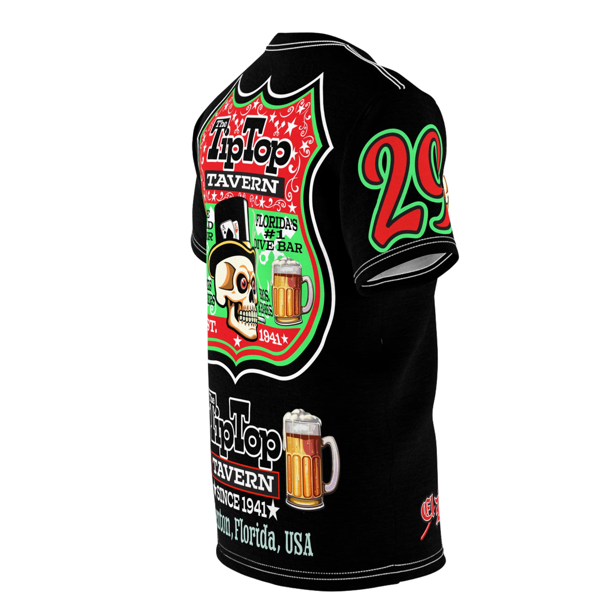 Tip Top Tavern Dive Bar Super Tee - America's Best Dive Bar, Bikes Beers Babes & Bros. - Biker Bar Tee
