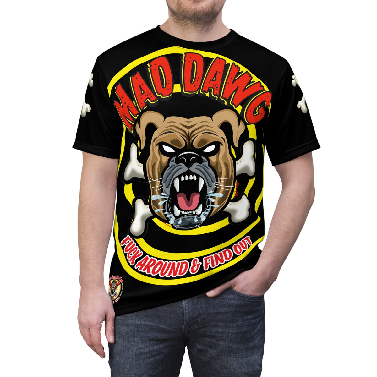 Mad Dawg HiViz Biker Super Tee - THE Perfect Touring T-Shirt