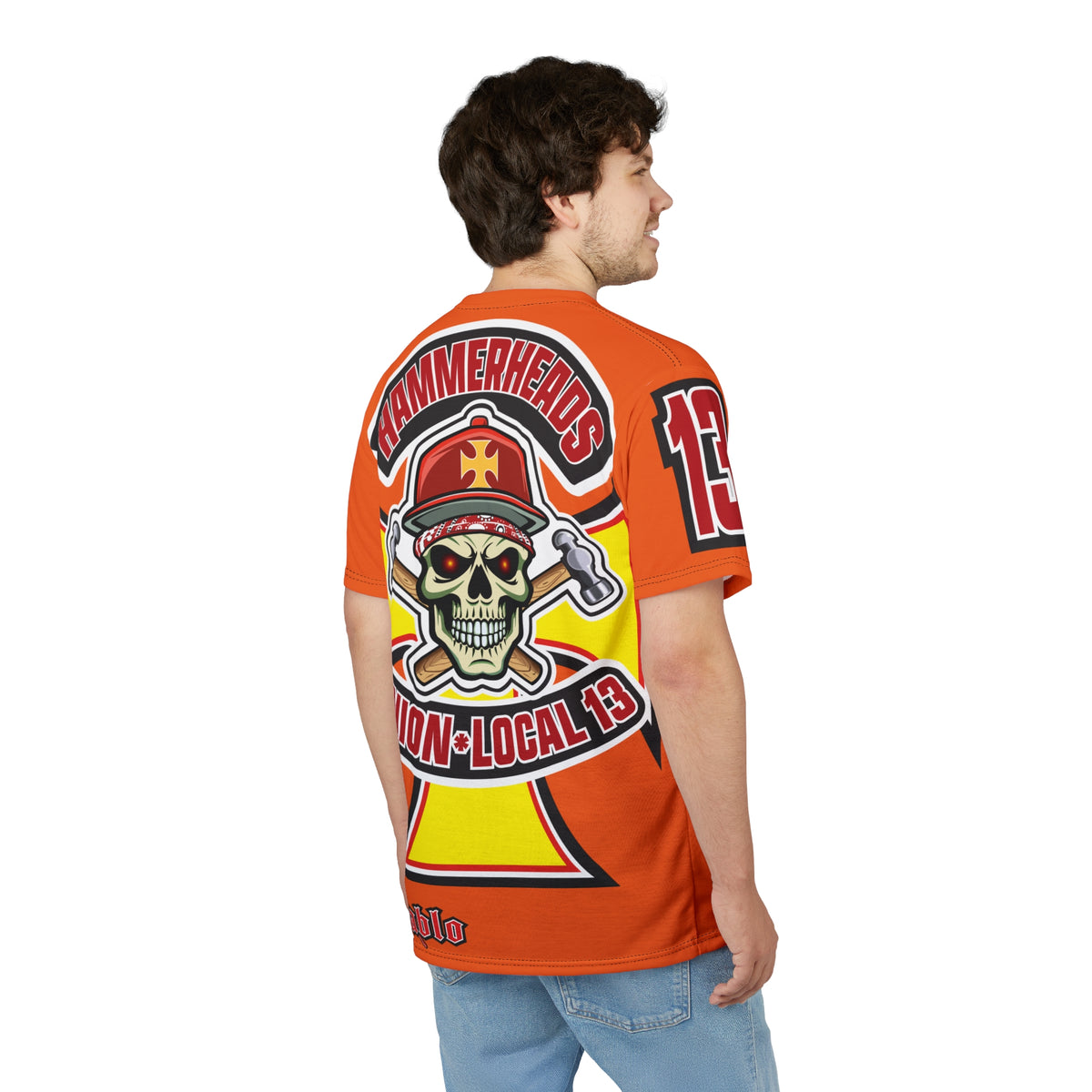 HammerHeads Union Local 13 - HiViz Unisex Riding Super Tee