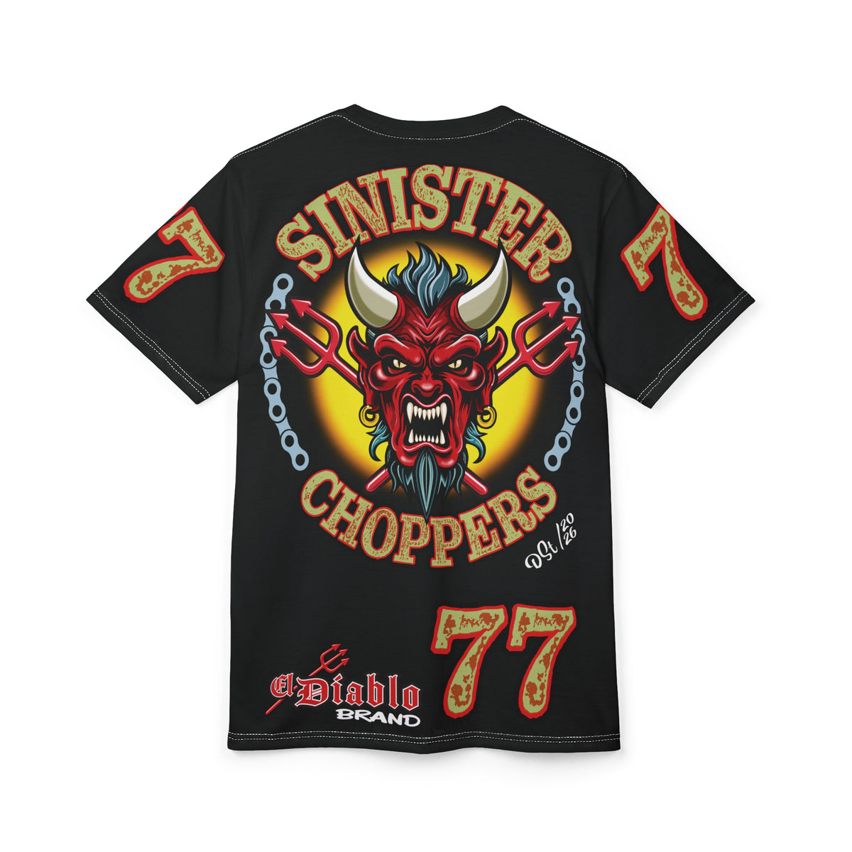 Sinister Choppers BIG D SPECIAL SUPER T— Ride Cool Look Cool in our Best Super Tee
