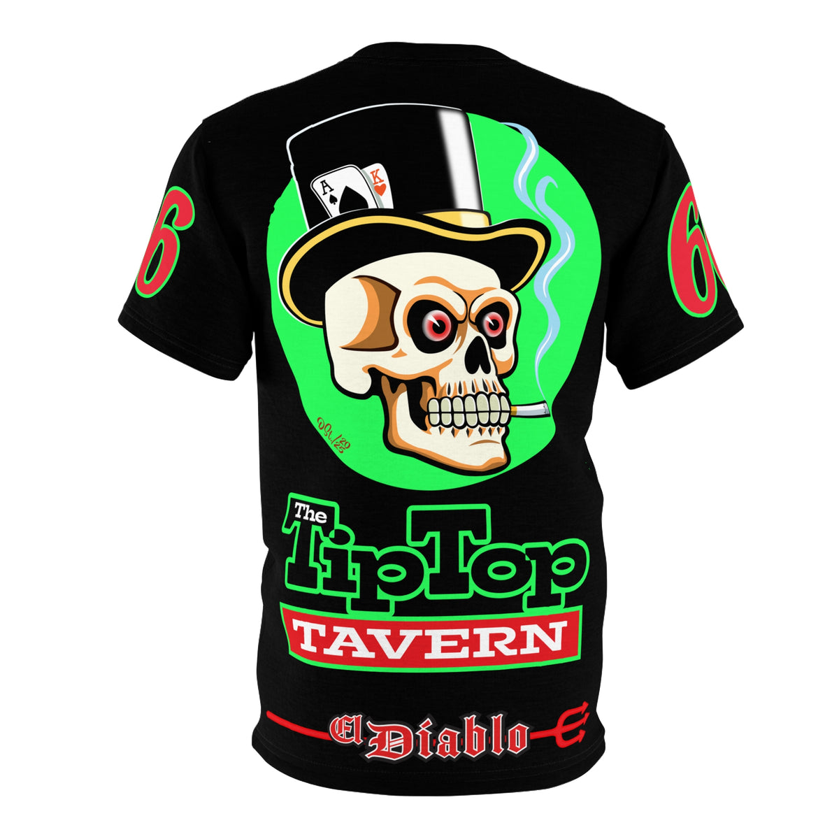 SRT Tip Top Tavern Dive Bar Super Riding Tee (*Limited Edition) - Florida's Best Dive Bar, Bikes Beers Babes & Bros. - Honouring Biker Bars