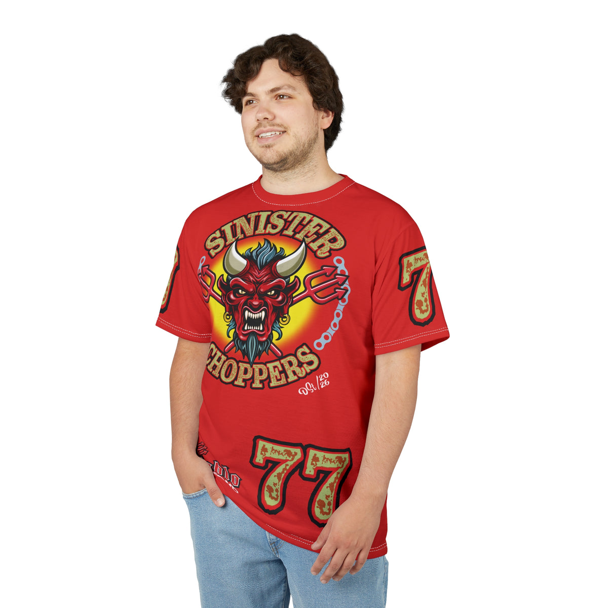 Sinister Choppers BIG D SPECIAL SUPER T— Ride Cool Look Cool in our Best Super Tee