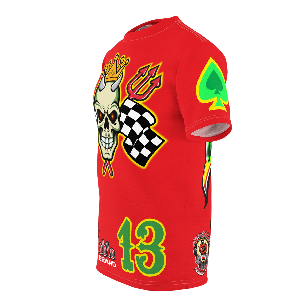 Speed Demon Customs HiViz Super Tee, Cool, Comfortable, Custom Motorcycle Riding Gear