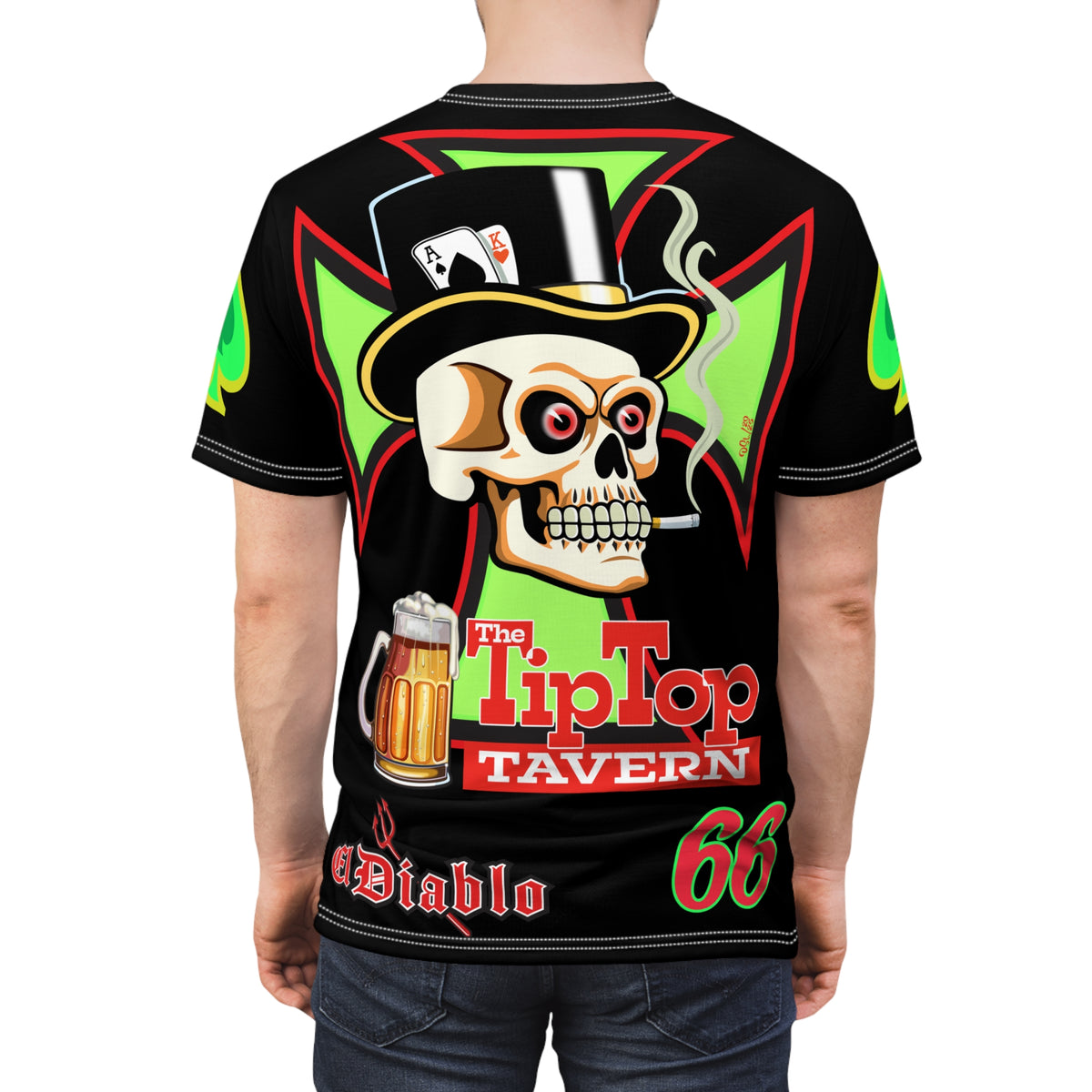 Tip Top Tavern Dive Bar Super Tee - America's Best Dive Bar, Bikes Beers Babes & Bros. - Biker Bar Tee