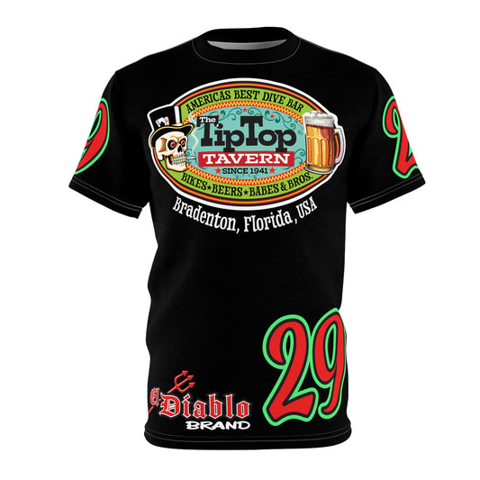 Tip Top Tavern Dive Bar Super Tee - America's Best Dive Bar, Bikes Beers Babes & Bros. - Biker Bar Tee