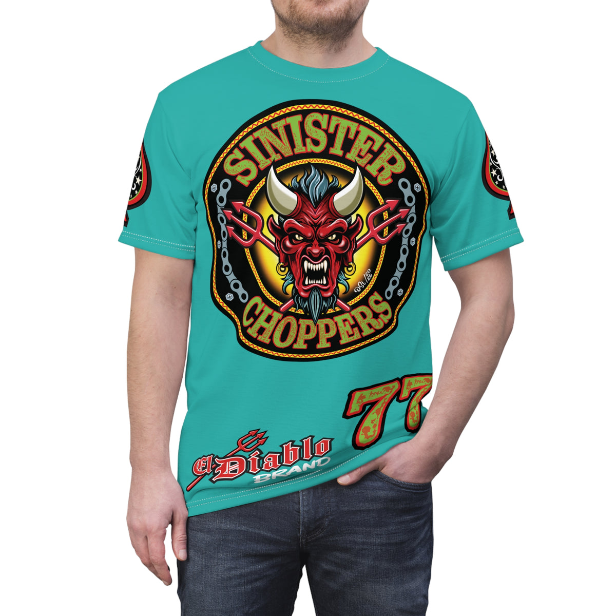 Sinister Choppers MR GREEN SPECIAL SUPER T— Ride Cool, Look Cool in our Best Super Tee