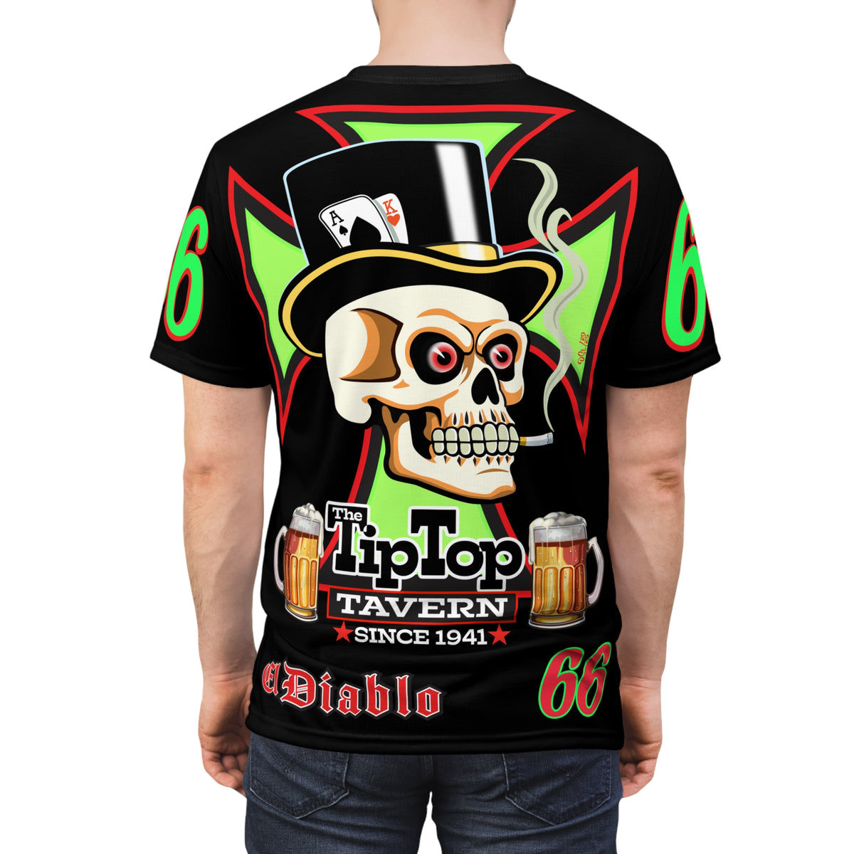 Tip Top Tavern Dive Bar Super Tee - America's Best Dive Bar - Bikes Beers Babes & Bros. - Biker Bar Tee