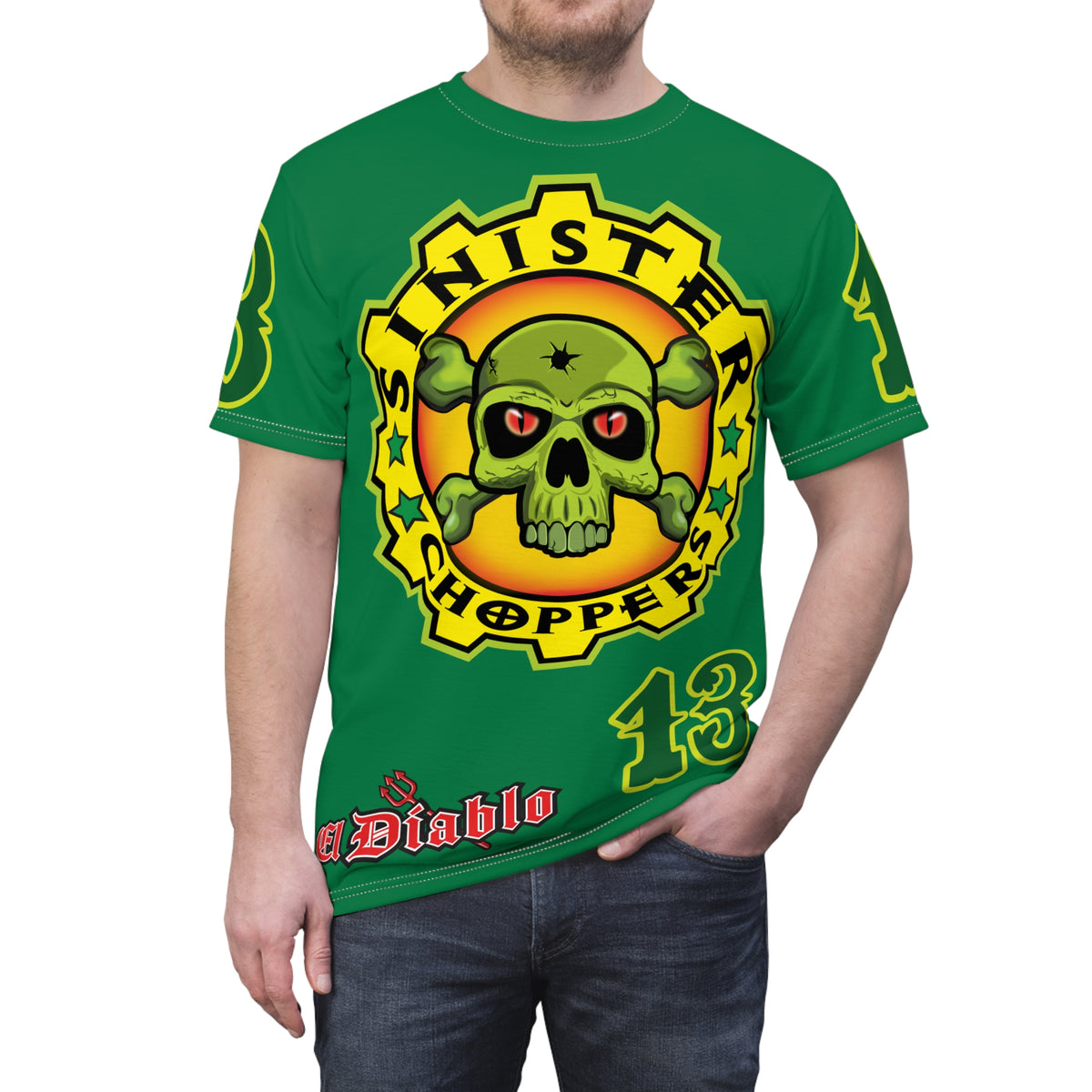 Sinister Choppers - HiViZ Super Tee - Spectacular Custom Motorcycle Riding Gear