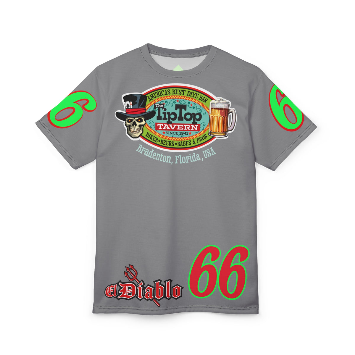 Tip Top Tavern Ace of Spades Super Tee - America's Best Dive Bar - Bikes Beers Babes & Bros.