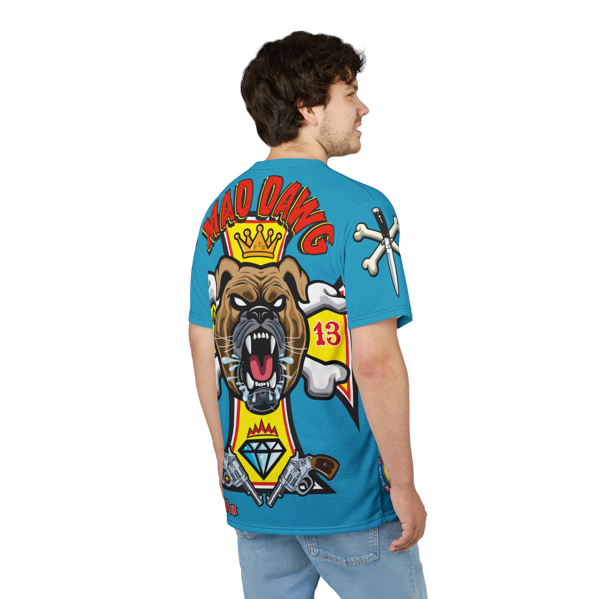 Mad Dawg Customs  FAFO HiViz Motorcycle Super Tee