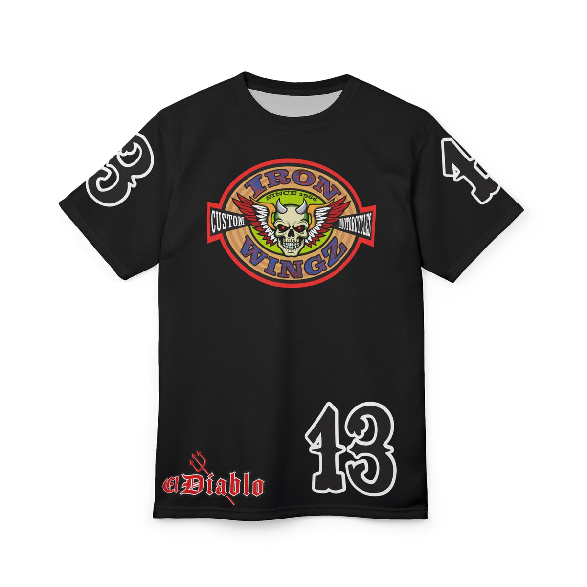 Iron Wingz Garage Spectacular Riding Tee for Harley Riders