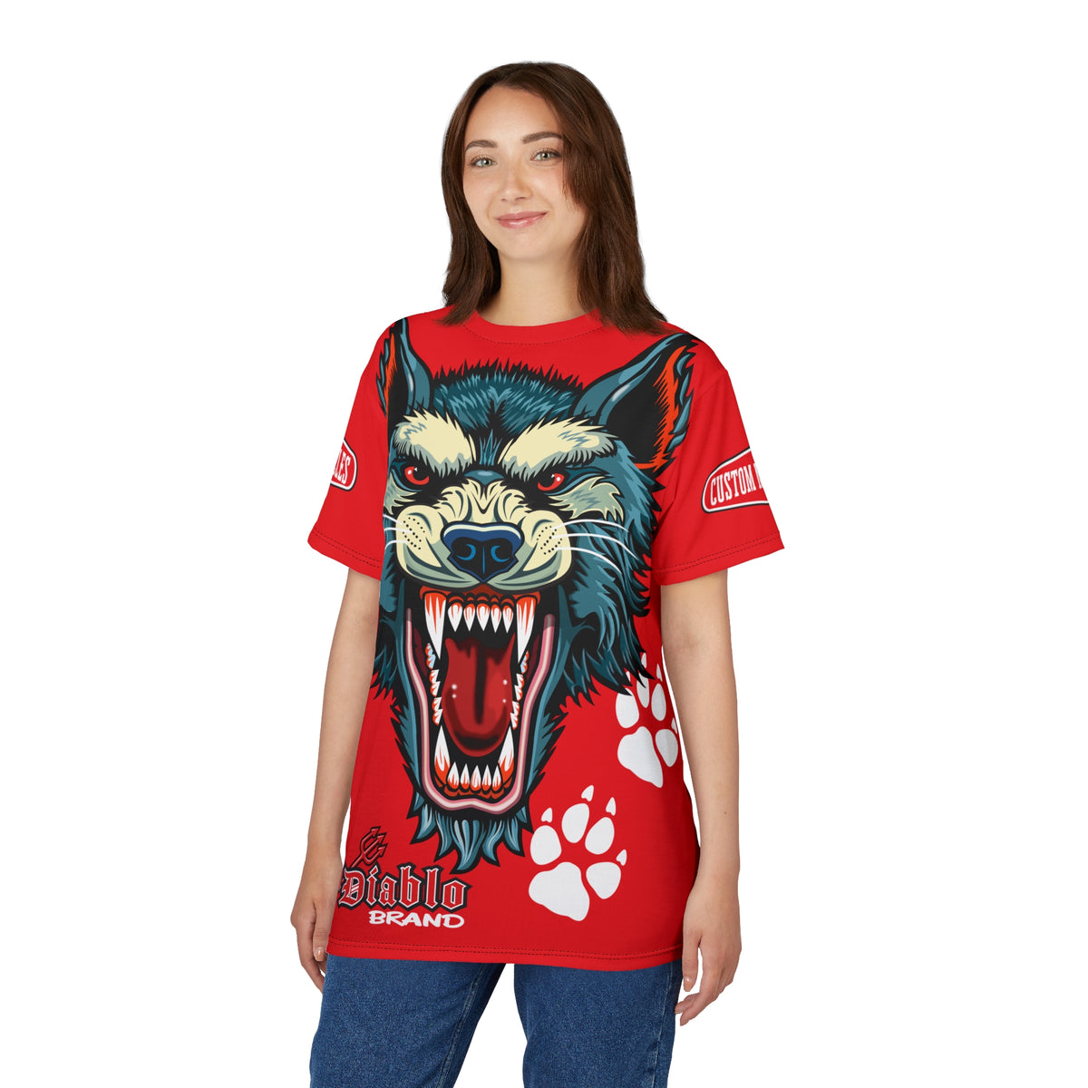SRT MWT Wolf Custom Motorcycles Super Riding Tee — Viciously Cool High Performance Motorcycle Riding Shirt