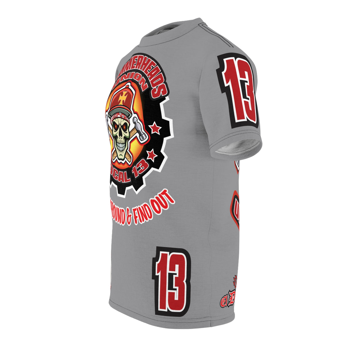 Hammerheads Union Local 13 Motorcycle Super T - Colourful High Visibility T-Shirts