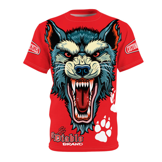 SRT MWT Wolf Custom Motorcycles Super Riding Tee — Viciously Cool High Performance Motorcycle Riding Shirt