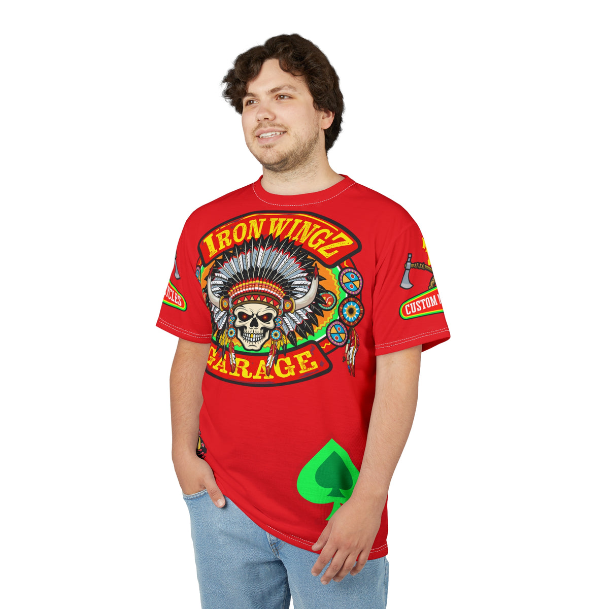 Iron WingZ Customs HiViz High Performance Motorcycle Riding Super Tee