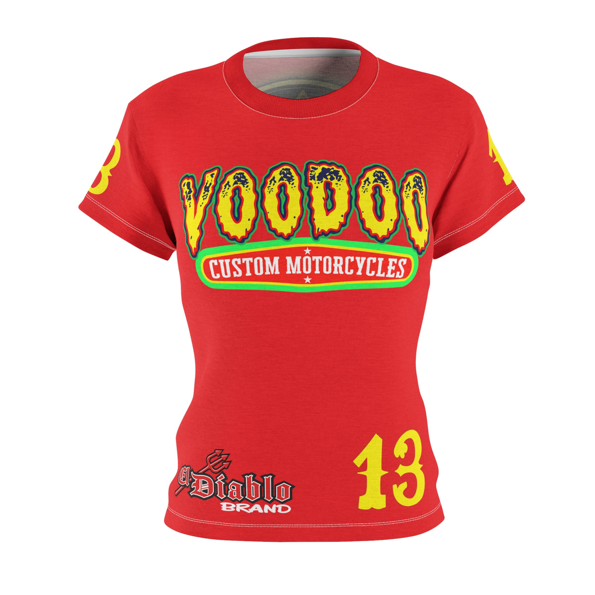 Women's Cut VooDoo Custom Motorcycles Graphic Tee — HiviZ Graphics