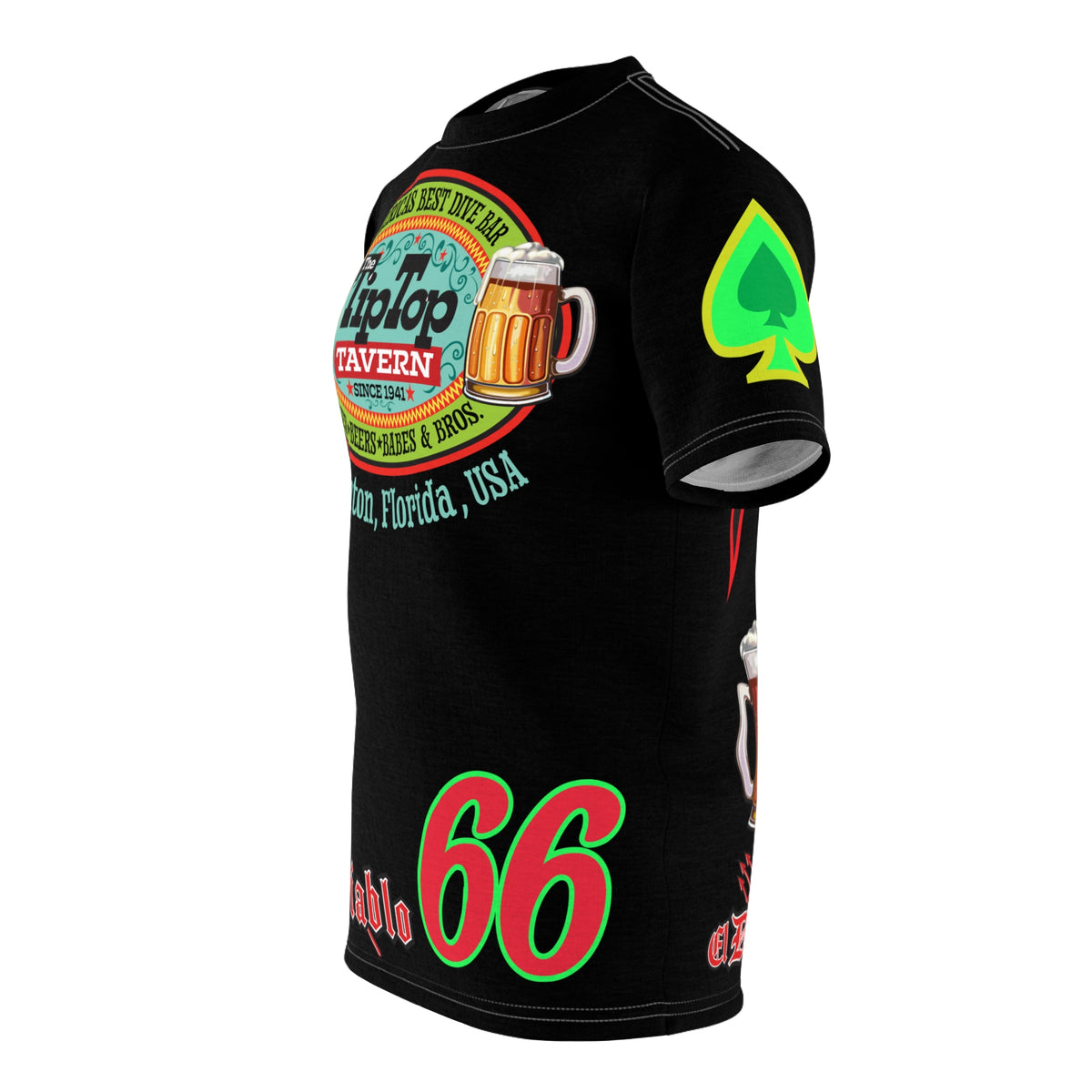 Tip Top Tavern Dive Bar Super Tee - America's Best Dive Bar, Bikes Beers Babes & Bros. - Biker Bar Tee