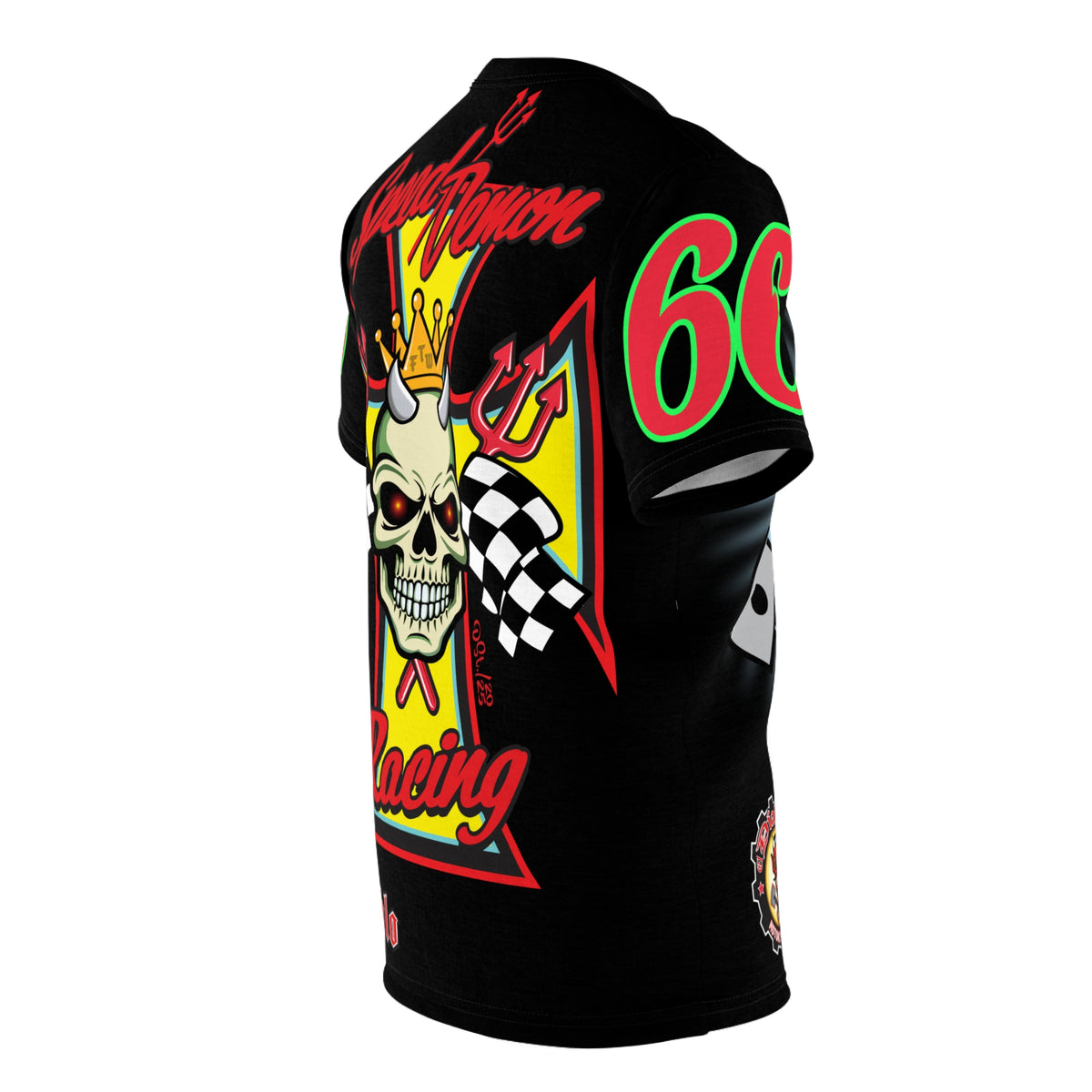 Speed Demon High Performance Unisex Super Tee - Edgy Racing Skull Design