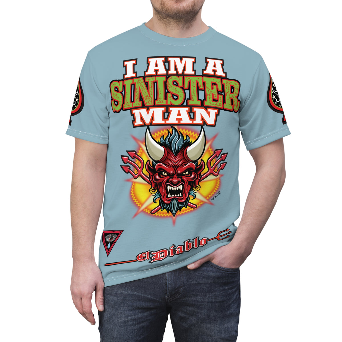Sinister Choppers SINISTER MAN SPECIAL EDITION SUPER TEE— Ride Cool, Look Cool in our Best Super Tee