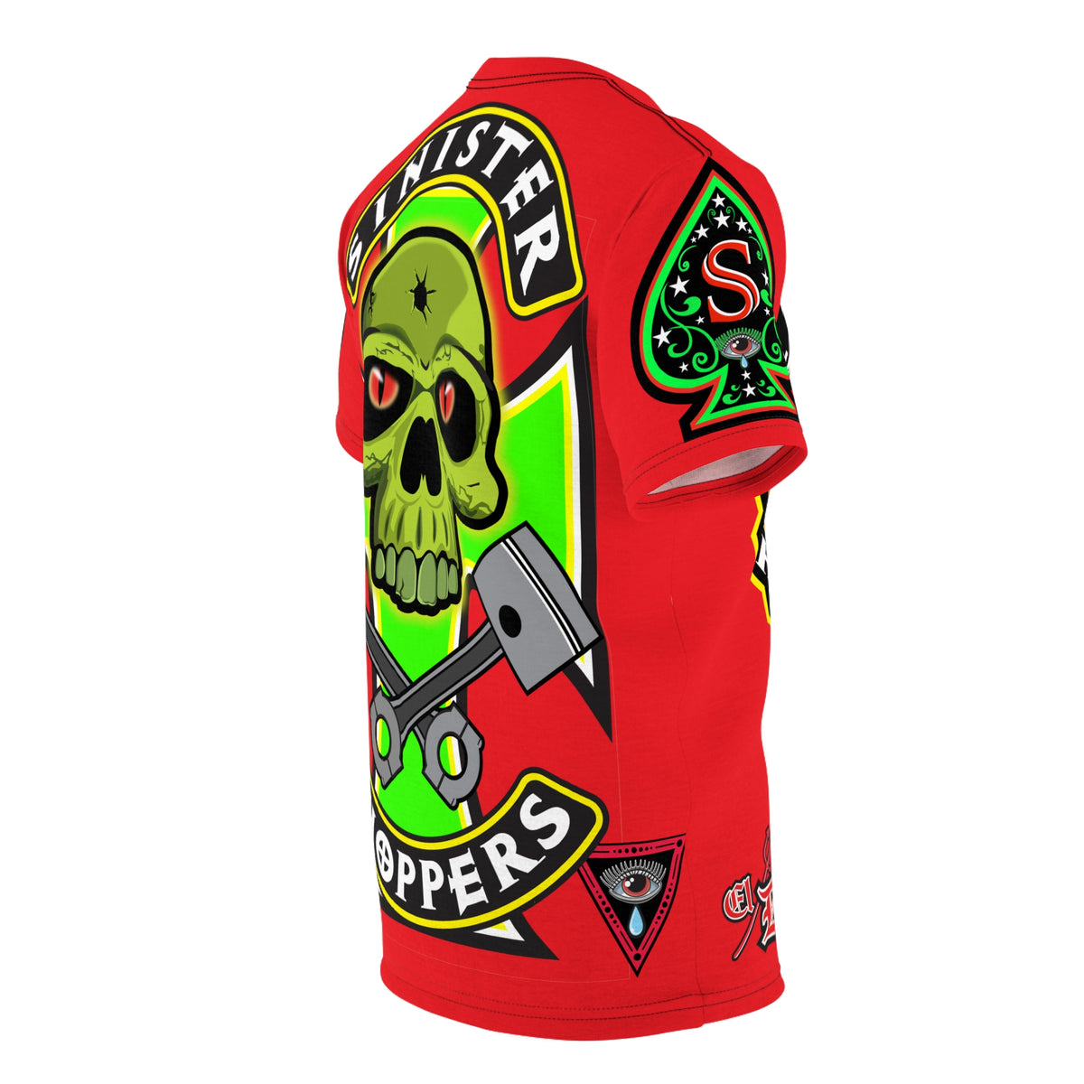 Sinister Choppers Red Baron Spectacular Road Warrior Super Tee