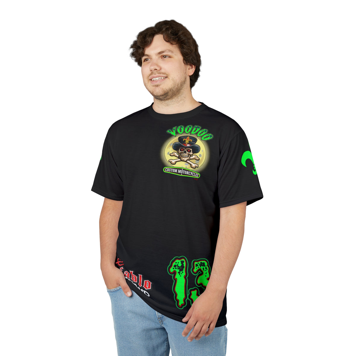 SRT VooDoo Customs Ragin' Cajun Custom Biker Riding Super Tee