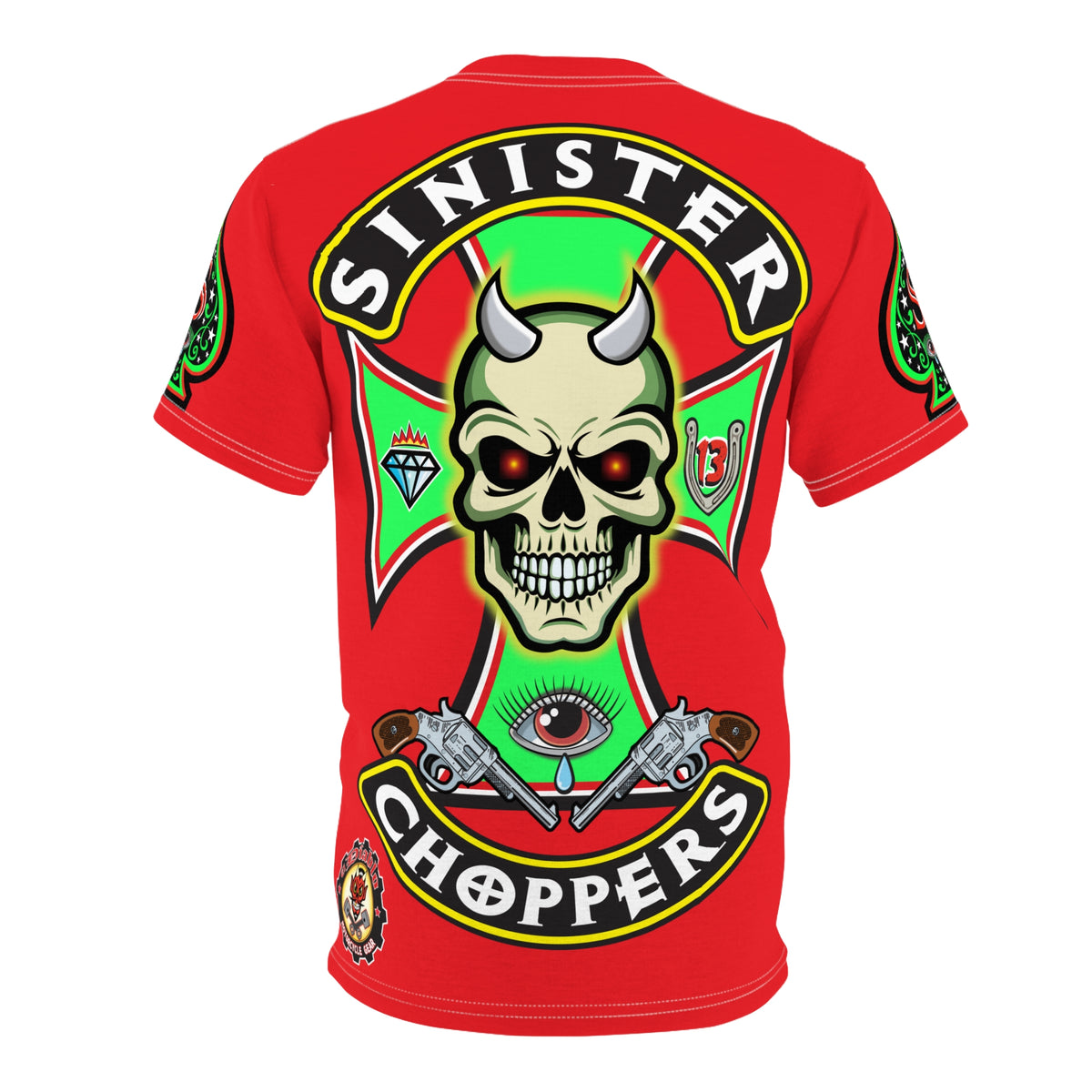 Sinister Choppers HiViz High Comfort Motorcycle Riders Super Tee