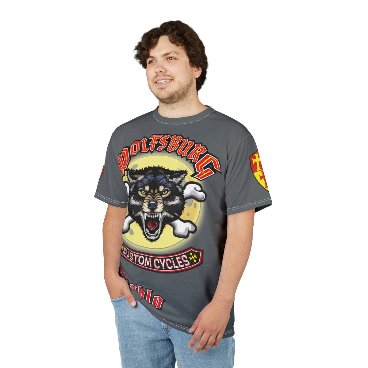 Wolfsburg Custom Cycles HiViz Super Tee - Ultimate in Riding Comfort