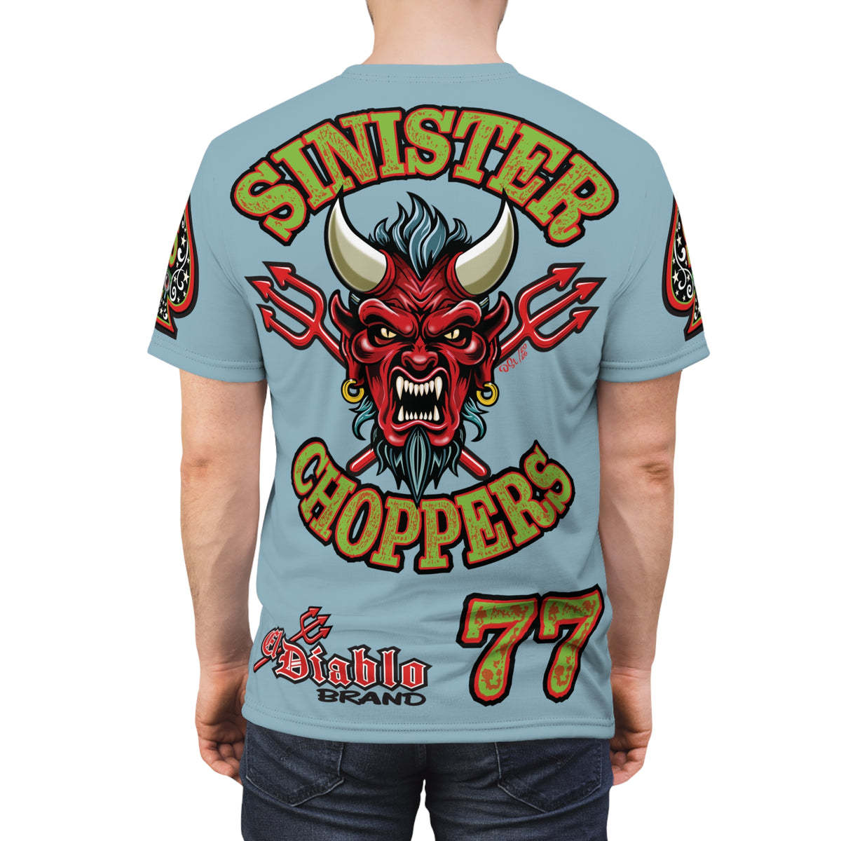 Sinister Choppers SINISTER MAN SPECIAL EDITION SUPER TEE— Ride Cool, Look Cool in our Best Super Tee