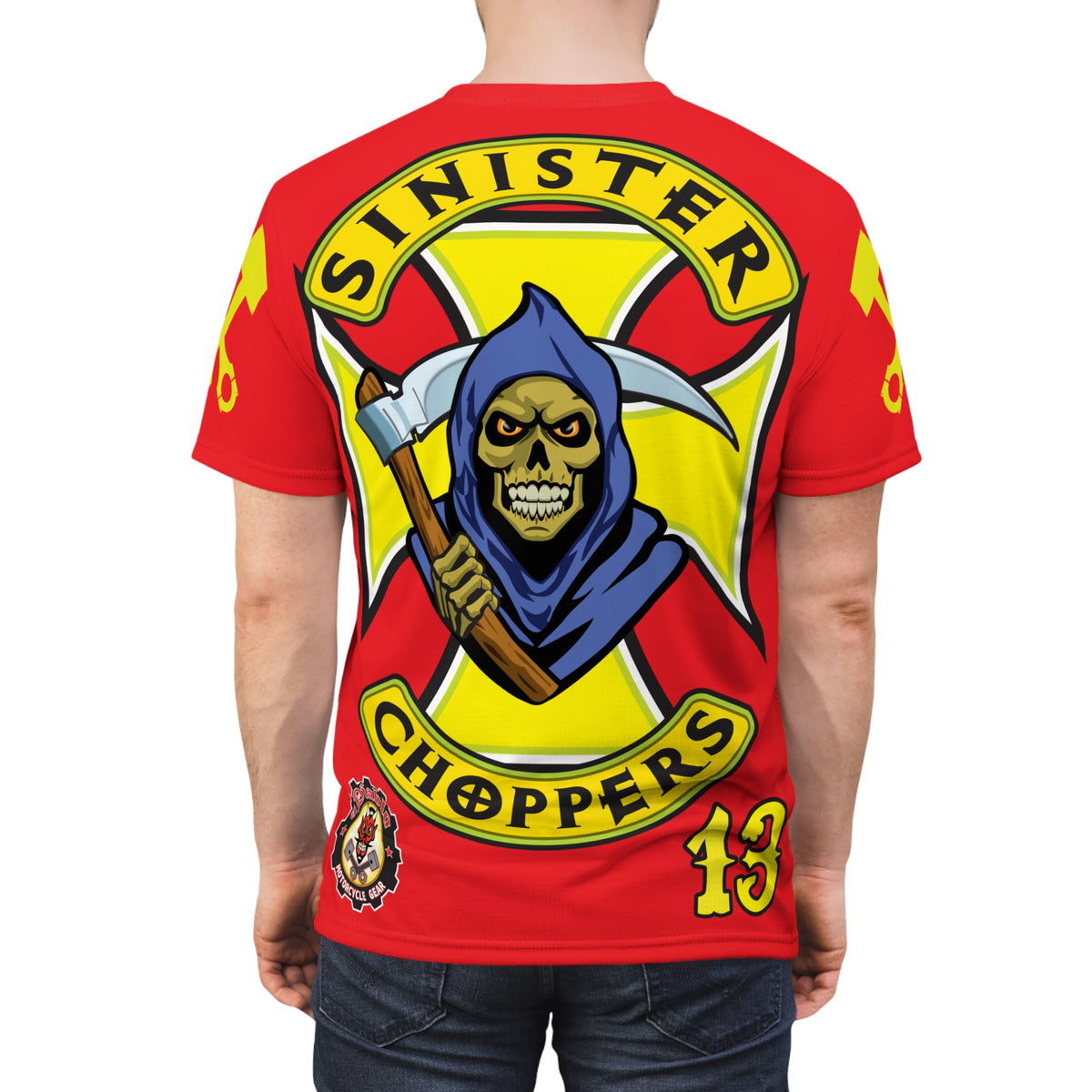 Sinister Choppers HiViz Custom Motorcycles Reaper Super Tee - High Performance Riding Wear