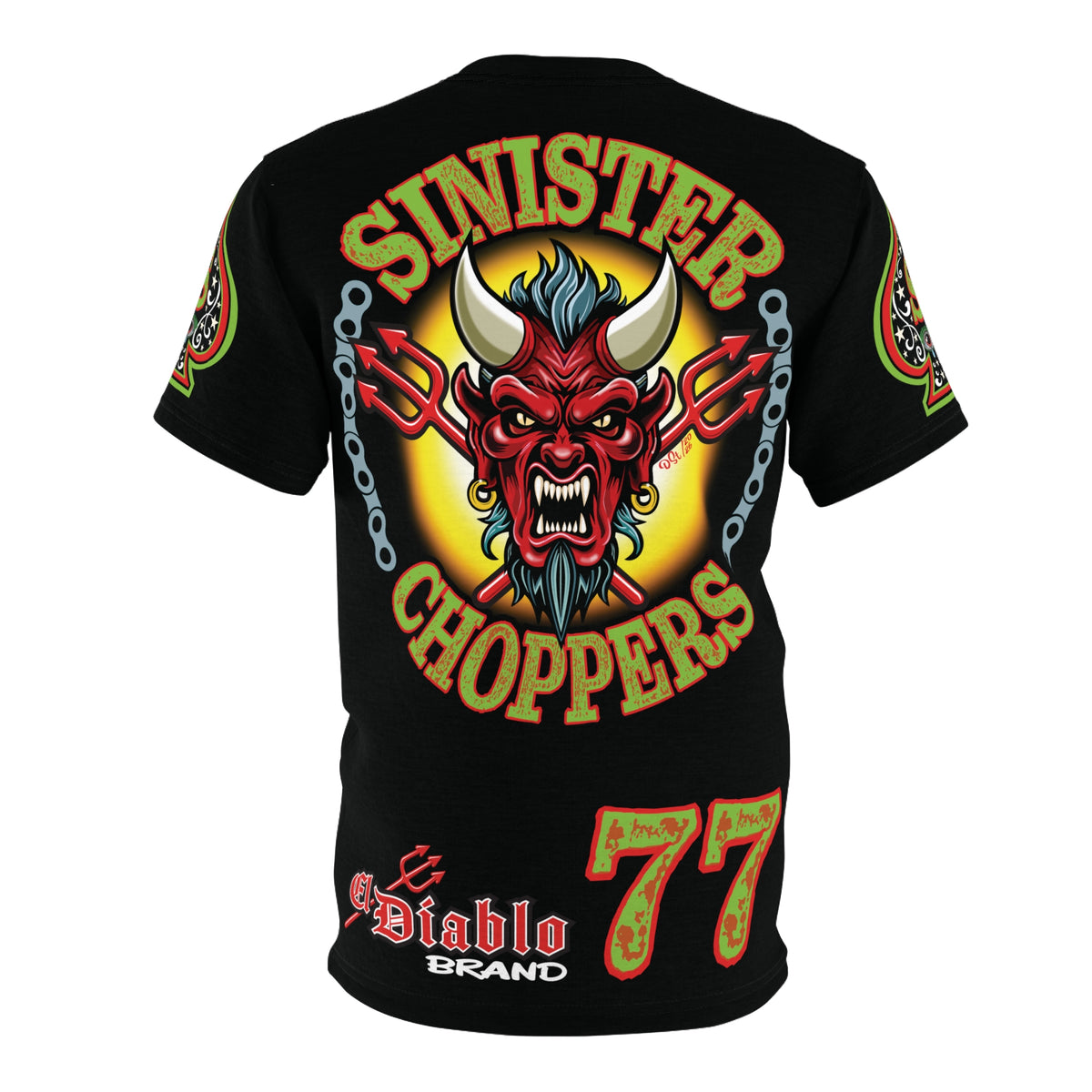 Sinister Choppers MR GREEN SPECIAL SUPER T— Ride Cool, Look Cool in our Best Super Tee