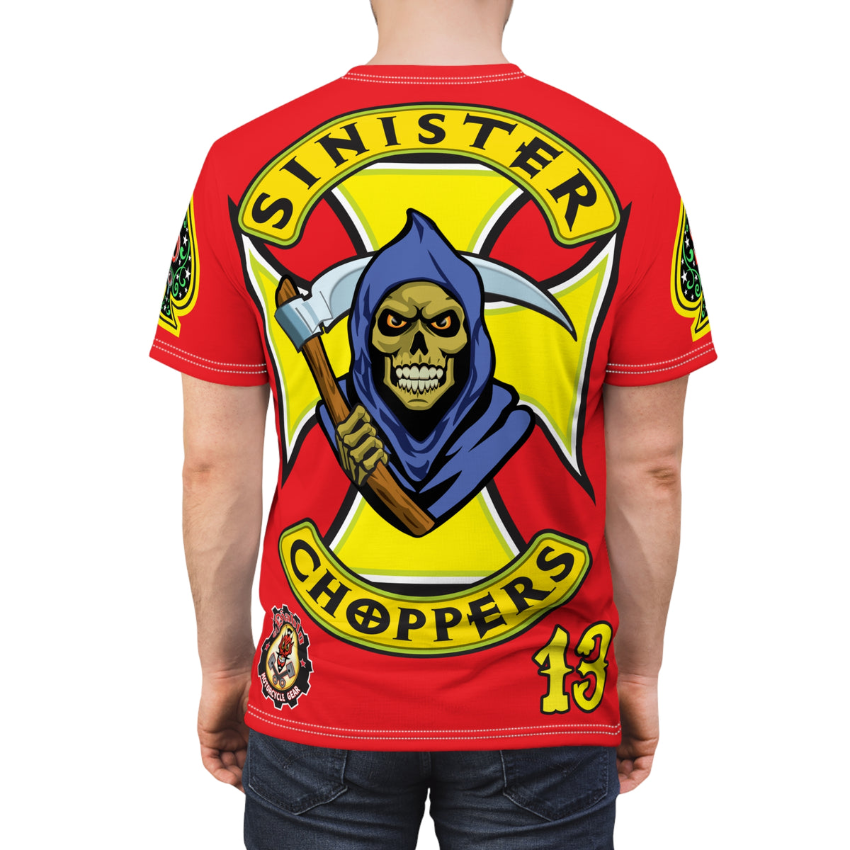 Sinister Choppers Custom Motorcycles - Reaper HiViZ Super Tee - High Performance Riding Wear