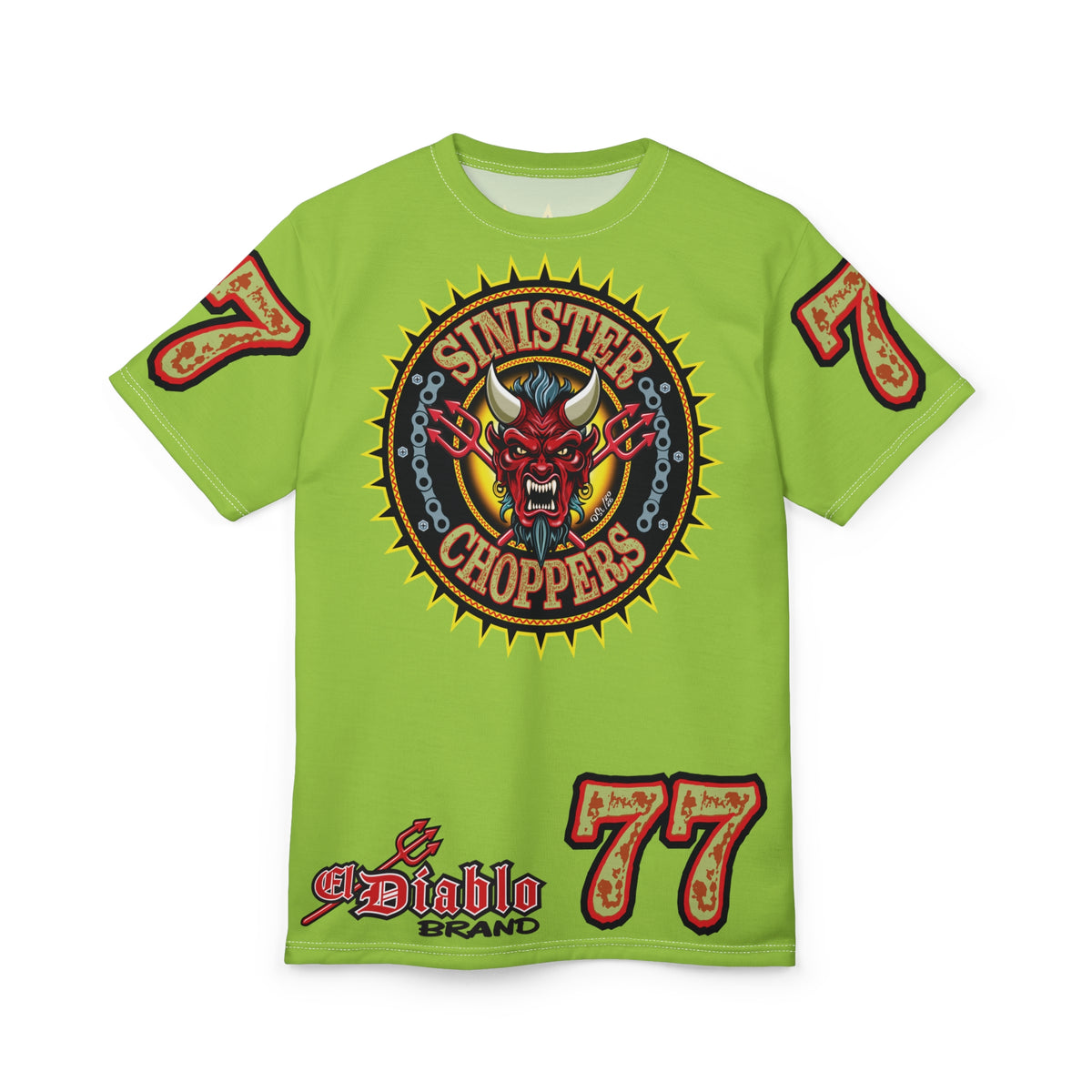VERY Special HIVIZ Sinister Choppers BIG D SUPER T— Ride Cool Look Cool in our Best Super Tee