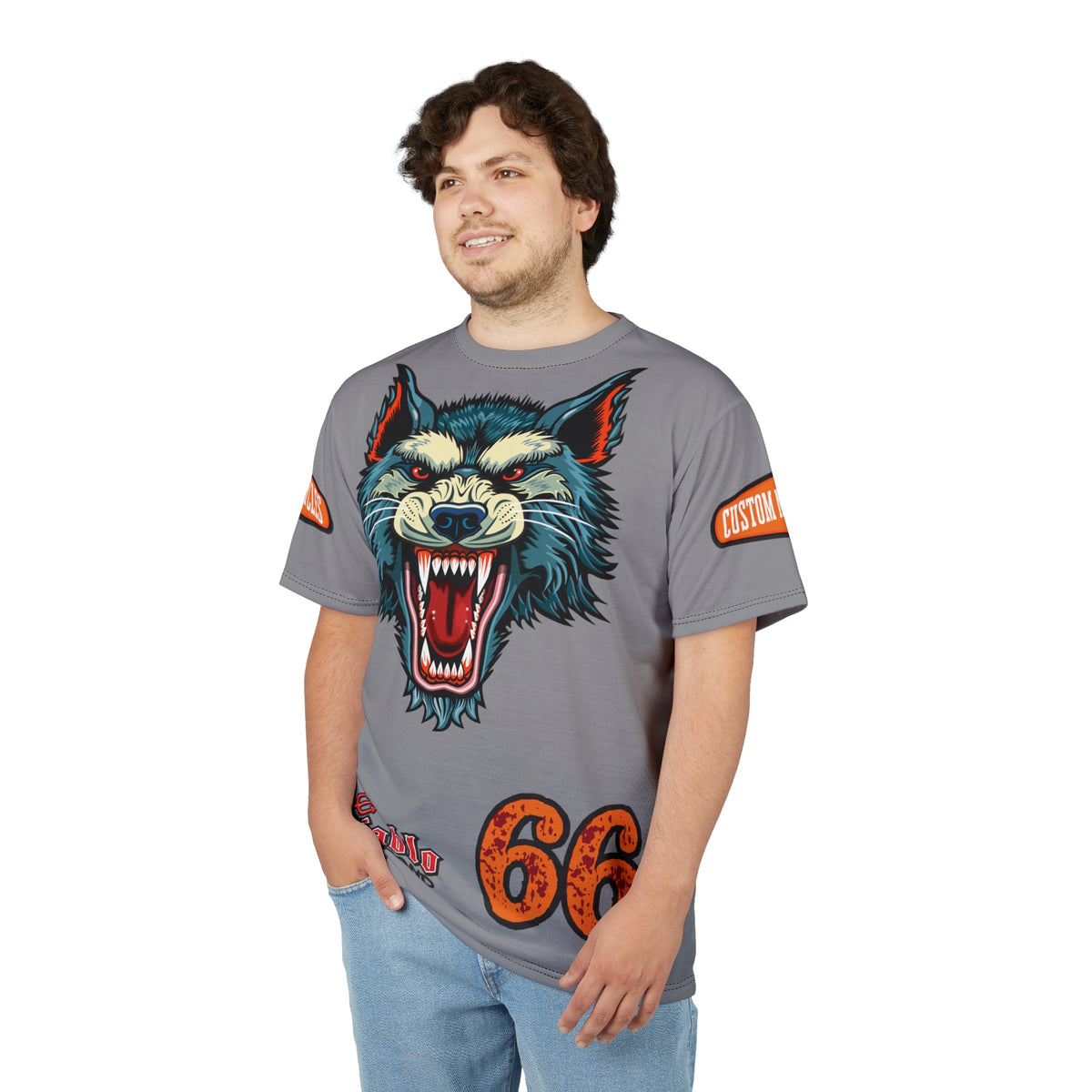 MWT Wolf Custom Motorcycles Super Tee — Viciously Cool High Performance Motorcycle Riding Shirt