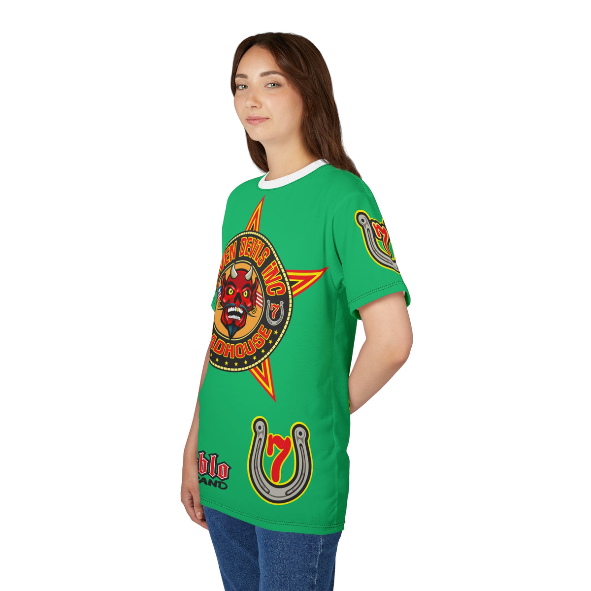 Copy of Seven Devils Inc. Roadhouse Graphic Tee - Motorcycle Custom Riding Super Tee