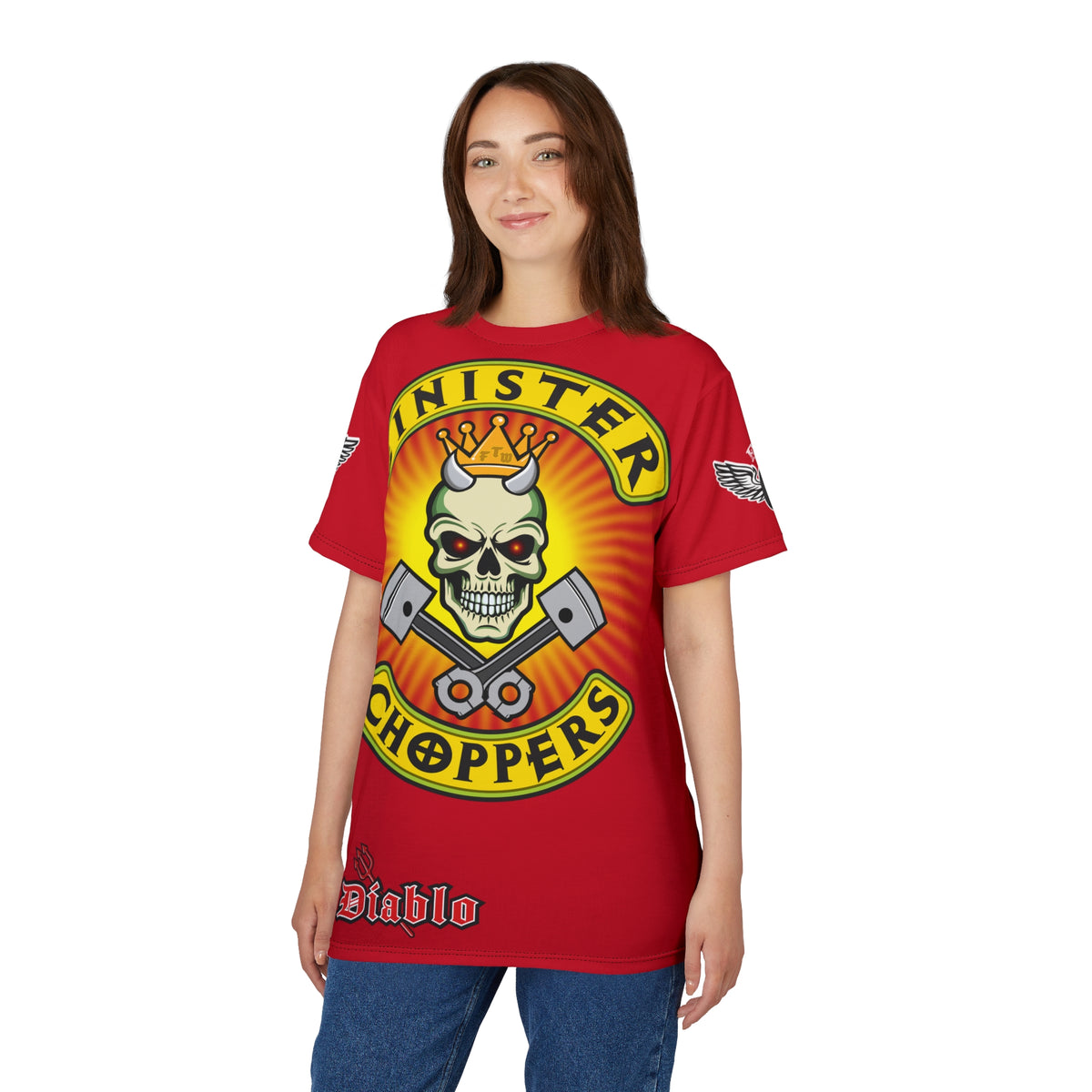 Sinister Choppers HiViz Super Tee - Custom Designed Motorcycle Riding Gear