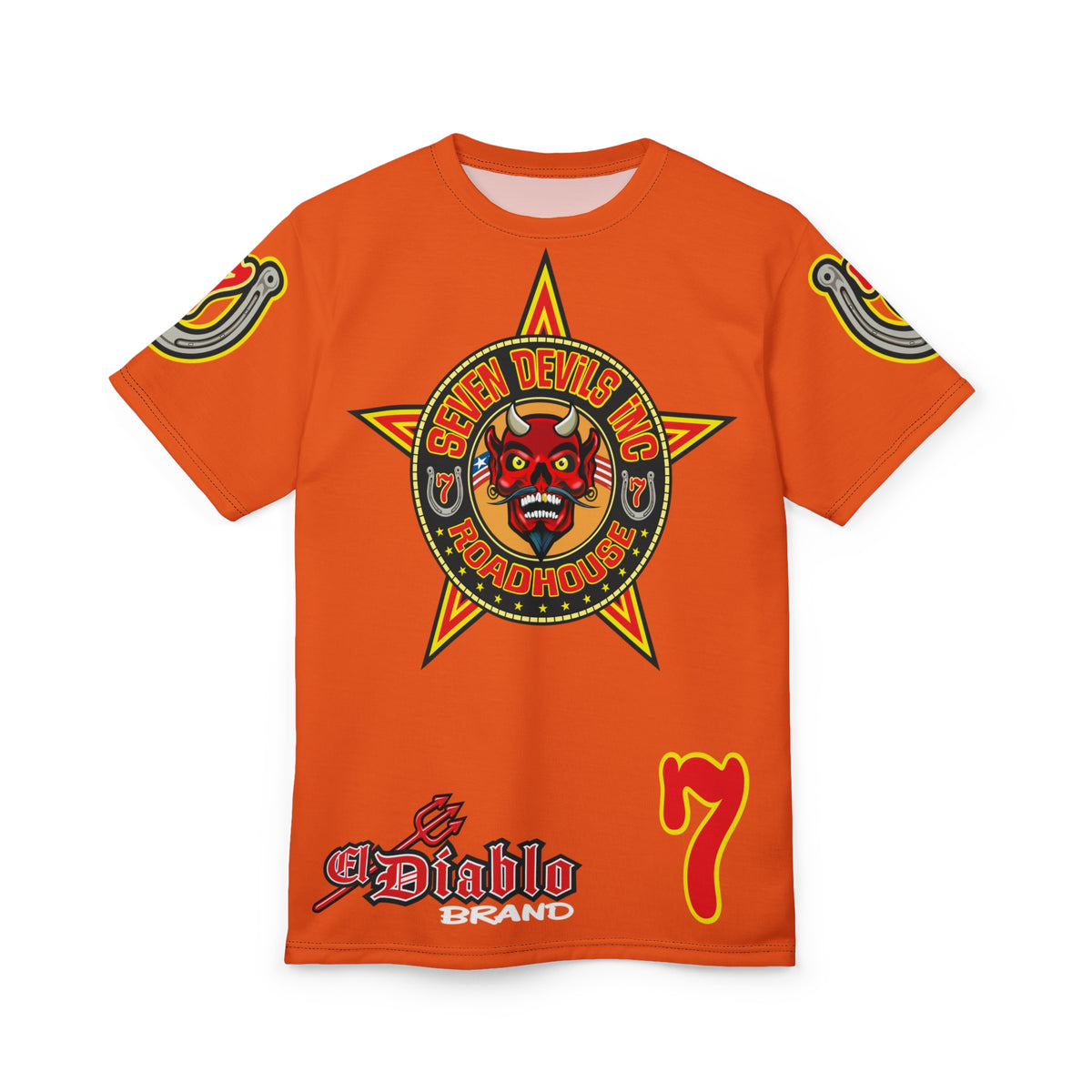 Seven Devils Inc. Roadhouse Graphic Tee - Motorcycle Custom Riding Super Tee