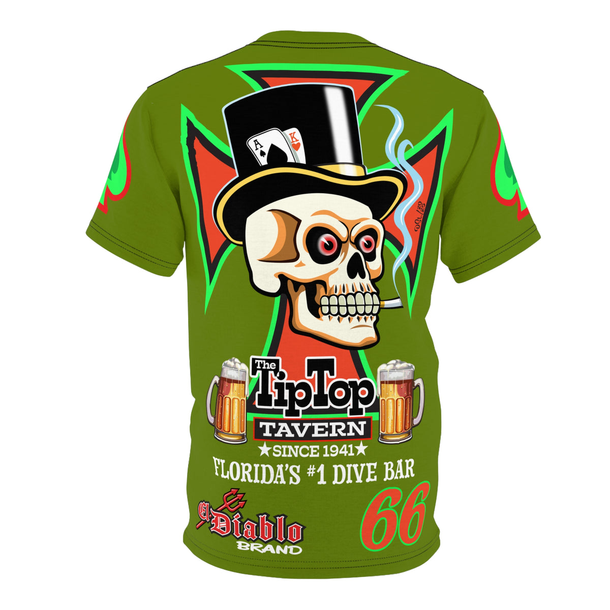 Tip Top Tavern Dive Bar Super Tee - America's Best Dive Bar, Bikes Beers Babes & Bros. - Biker Bar Tee