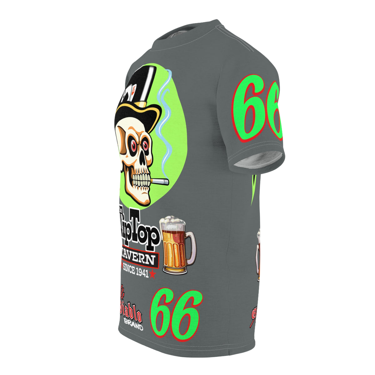 Tip Top Tavern Dive Bar Super Tee - Special Edition Smokin' Joe + XL Graphics - America's Best Dive Bar - Bikes Beers Babes & Bros. - Biker Bar Tee