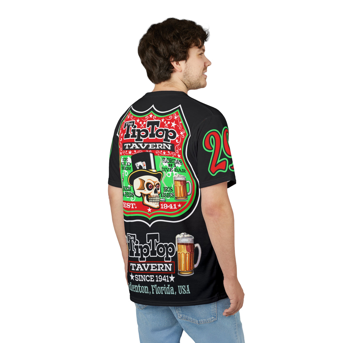 Tip Top Tavern Dive Bar Super Tee - America's Best Dive Bar, Bikes Beers Babes & Bros. - Biker Bar Tee