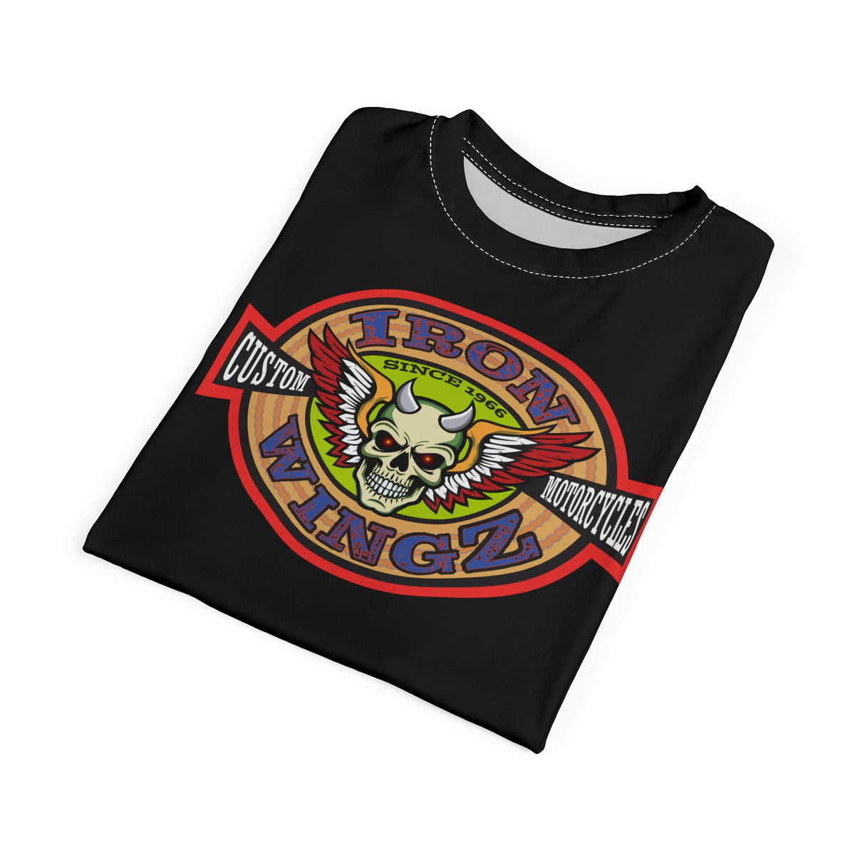 Iron Wingz Garage Spectacular Riding Tee for Harley Riders