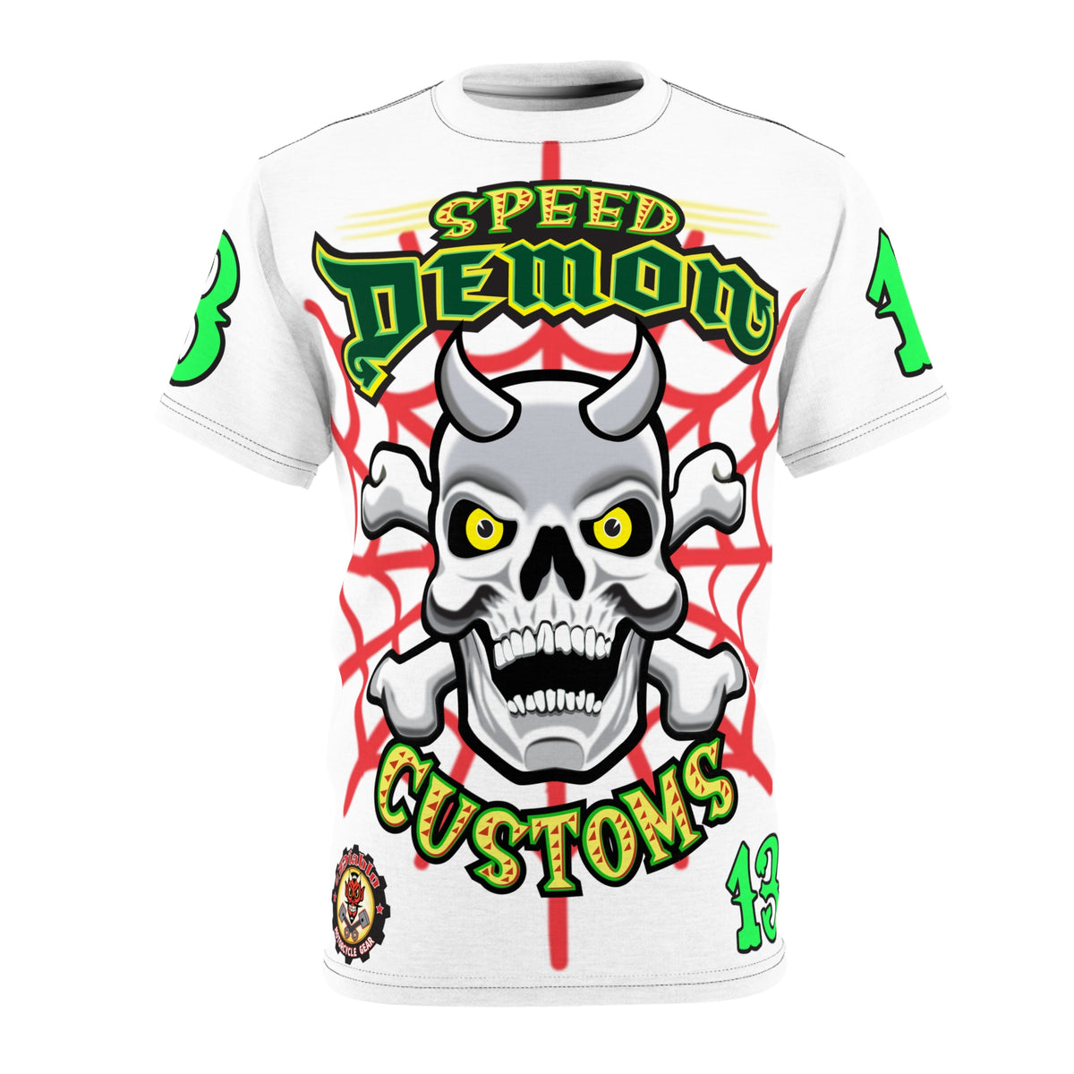 Speed Demon HiViz Ultra Rare White Super Tee - Limited Edition