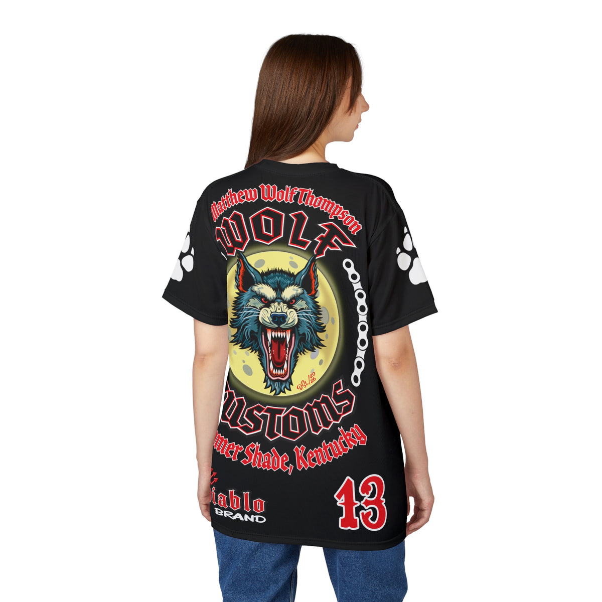 Copy of MWT Wolf Custom Motorcycles Super Tee — Viciously Cool High Performance Motorcycle Riding Shirt