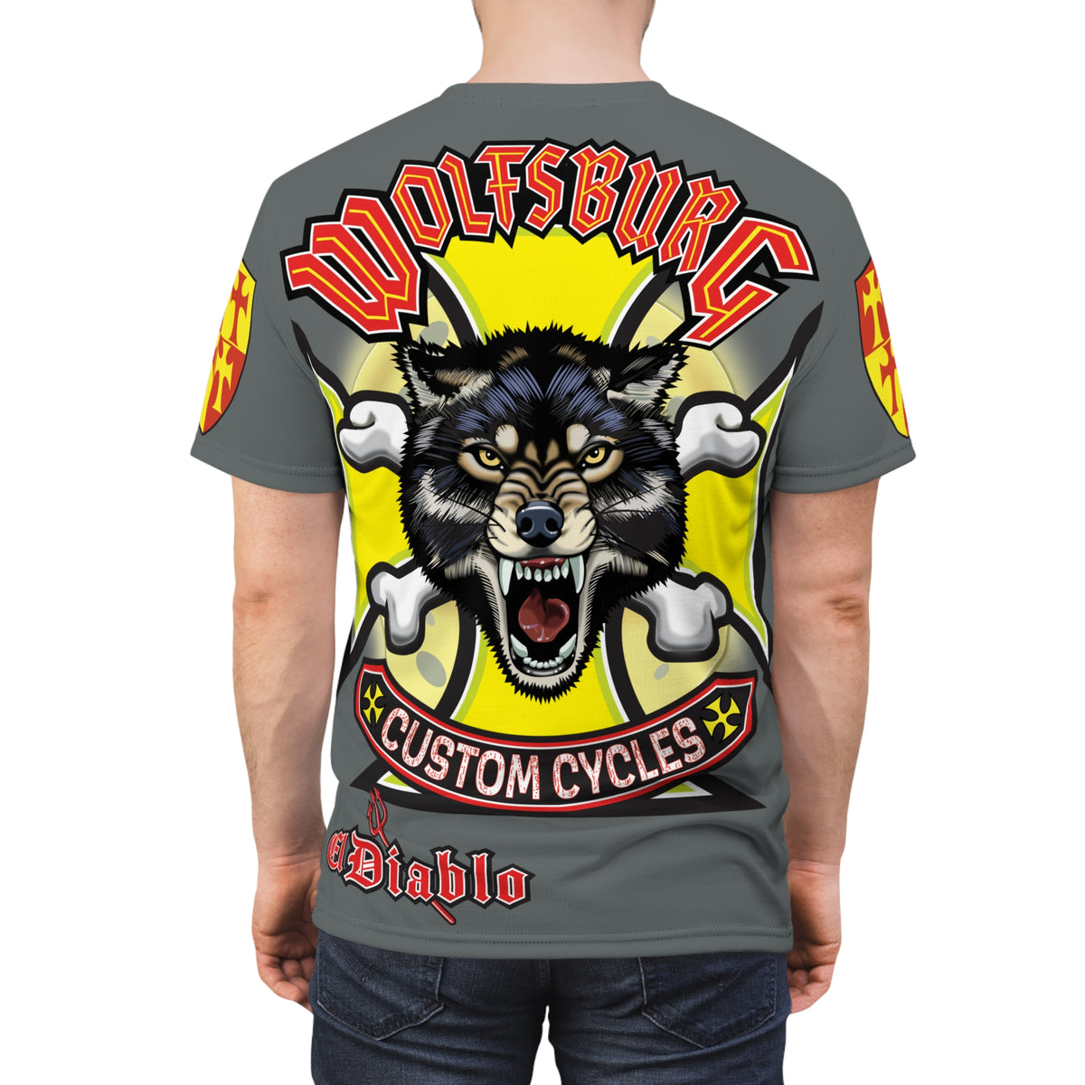 Wolfsburg Custom Cycles HiViz Super Tee - Ultimate in Riding Comfort
