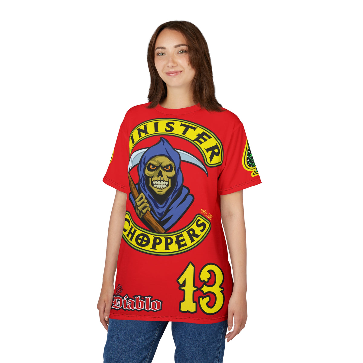 Sinister Choppers Custom Motorcycles - Reaper HiViZ Super Tee - High Performance Riding Wear