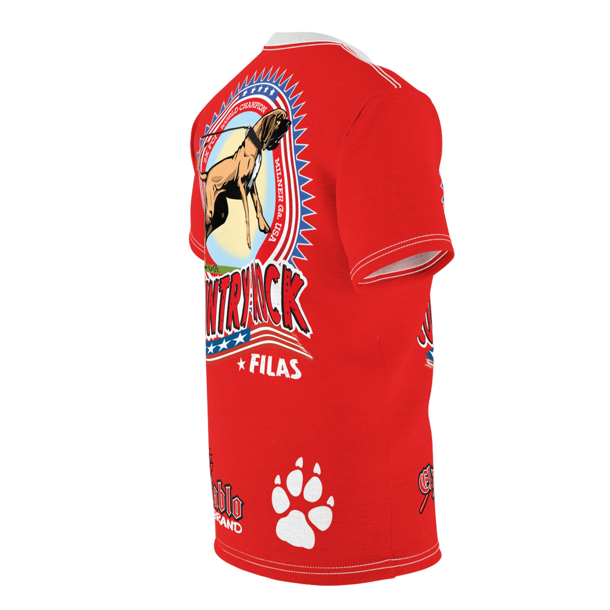 Country Rock Filas Graphic Super Tee — El Diablo Brand Paw Print T-Shirt