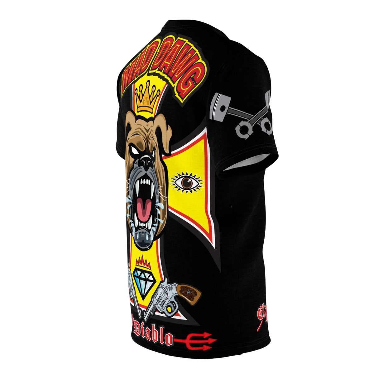 SRT Mad Dawg Custom Bobbers & Choppers Highest Quality Motorcycle Riding Tee Shirt
