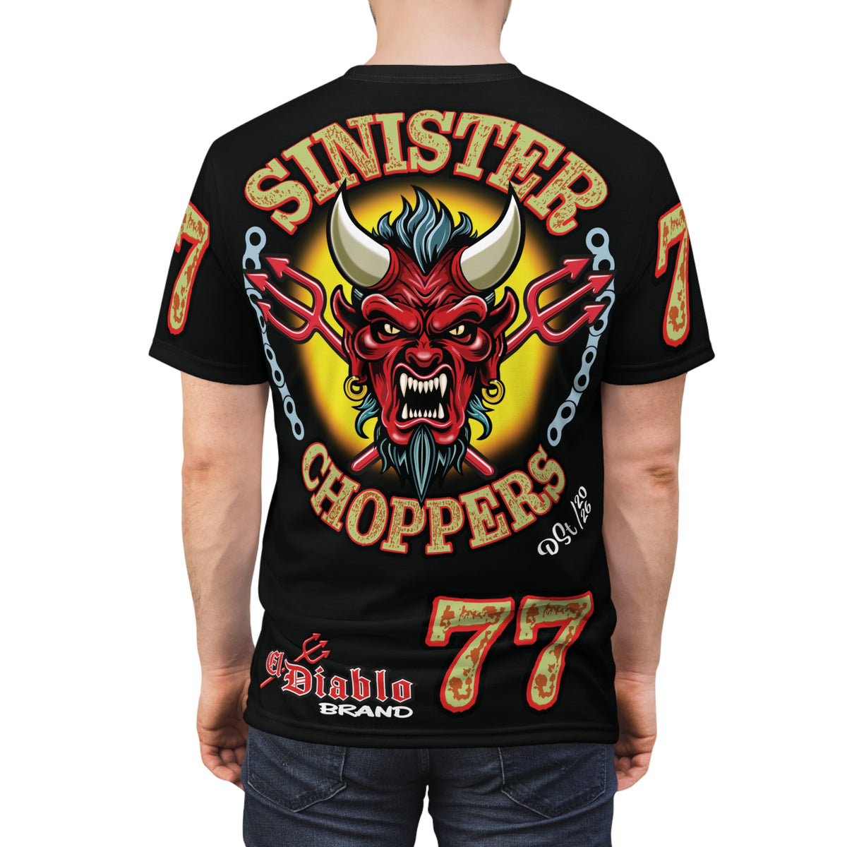 Sinister Choppers BIG D SPECIAL SUPER T— Ride Cool Look Cool in our Best Super Tee