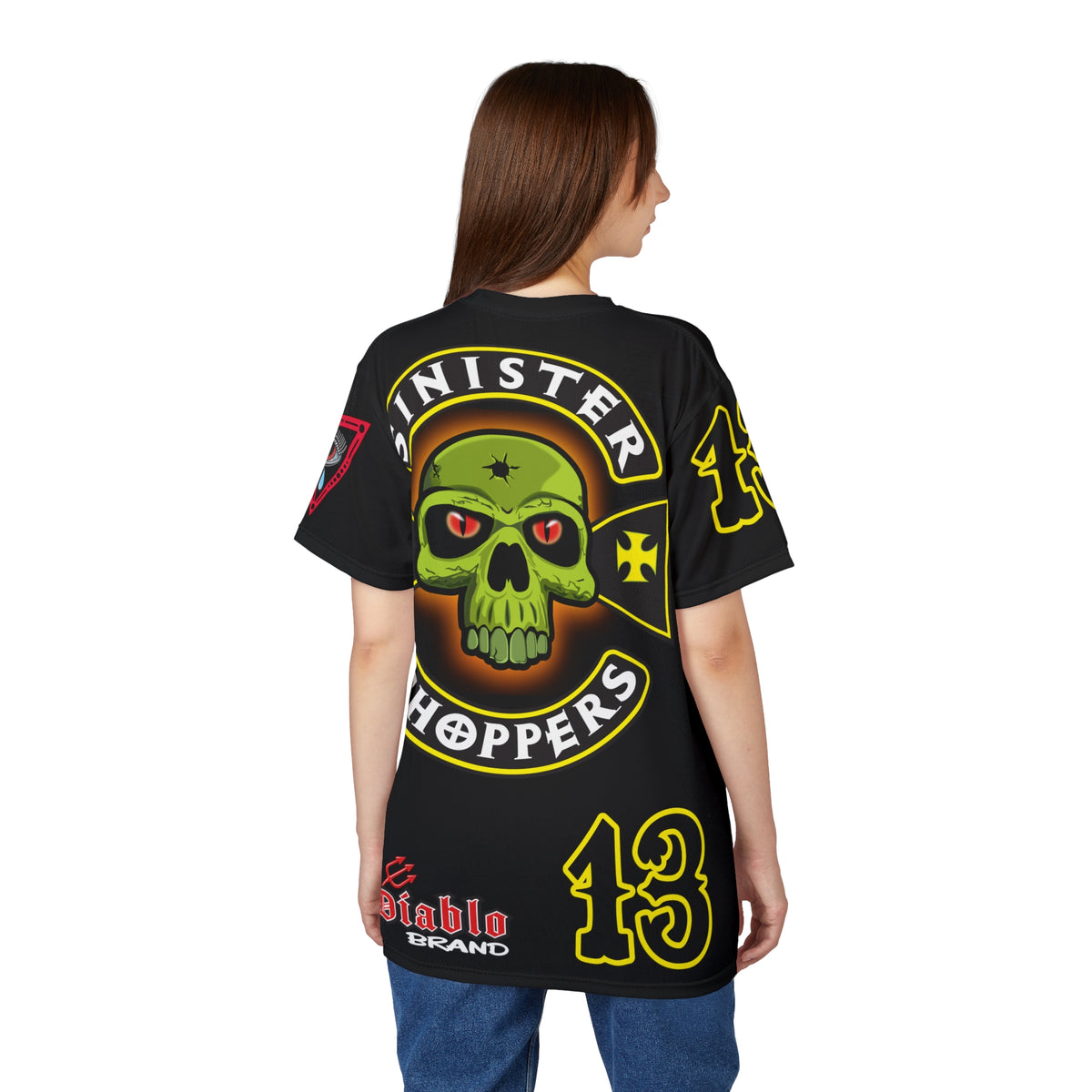 SRT Sinister Choppers  Super Riding Tee - Clean, Beautiful, Design - Outrageous Biker Gear
