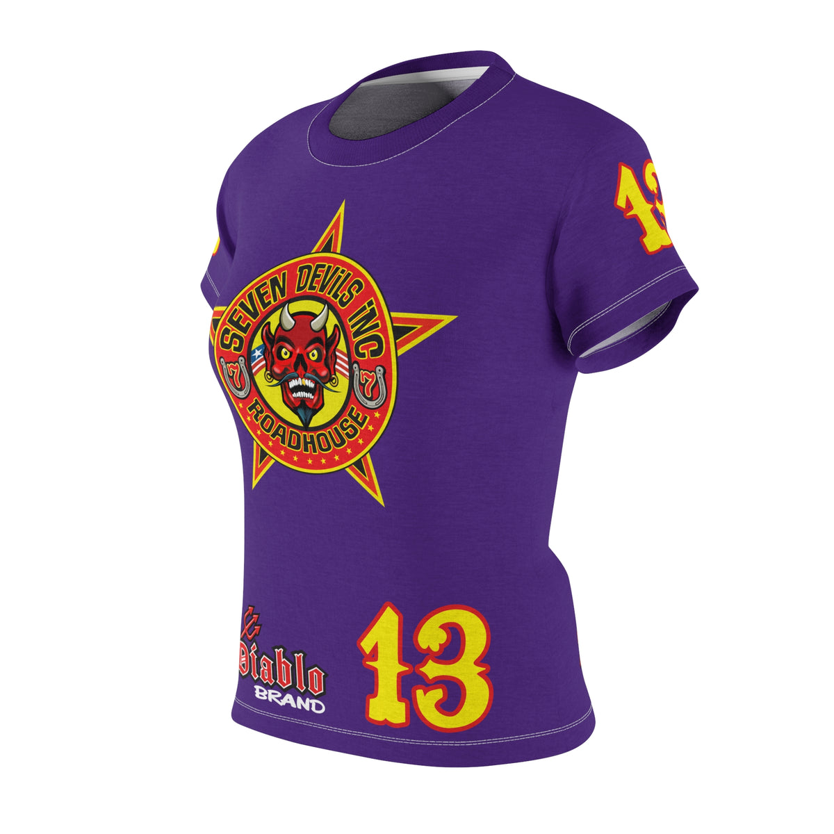 Women's Cut Seven Devils Roadhouse Graphic Tee — HiviZ Graphics