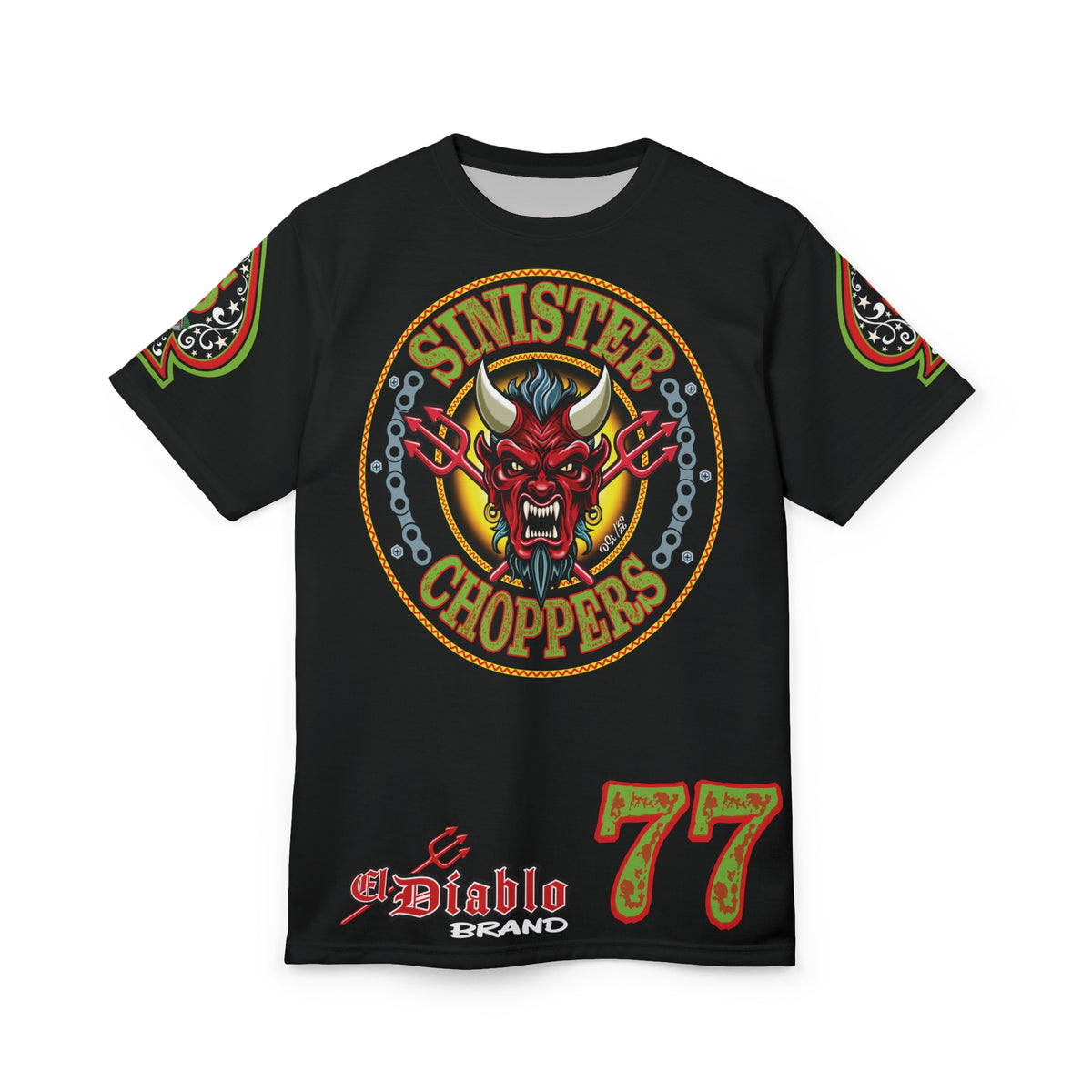Sinister Choppers MR GREEN SPECIAL SUPER T— Ride Cool, Look Cool in our Best Super Tee